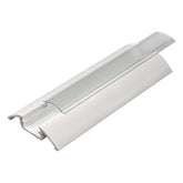 Aluminium Profile P4 ARC Wide Extrusion Floor 2 Meter for LED Strips - Frosted